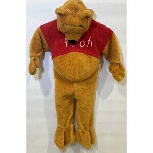 Disney Winnie The Pooh Plush Jumpsuit Costume Disguise Size 1-2 (12-24)